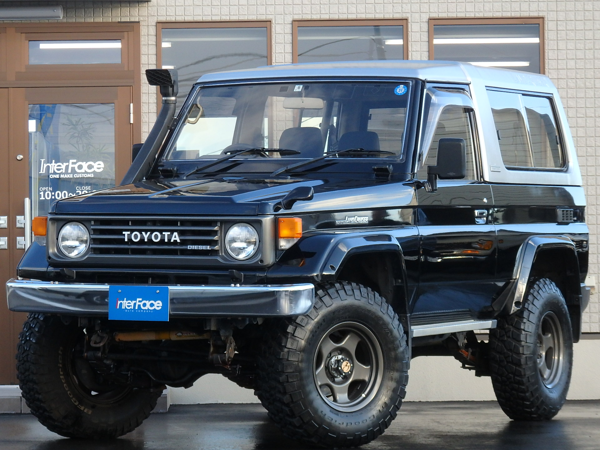 ランクル73前後リーフ最終型ZX☆純正ブラック【202】♪♪純正