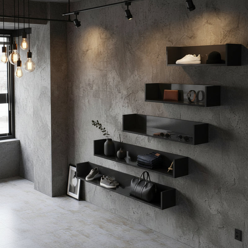 オーダー ウォールラック｜Wall Box seven コの字｜5555a00033