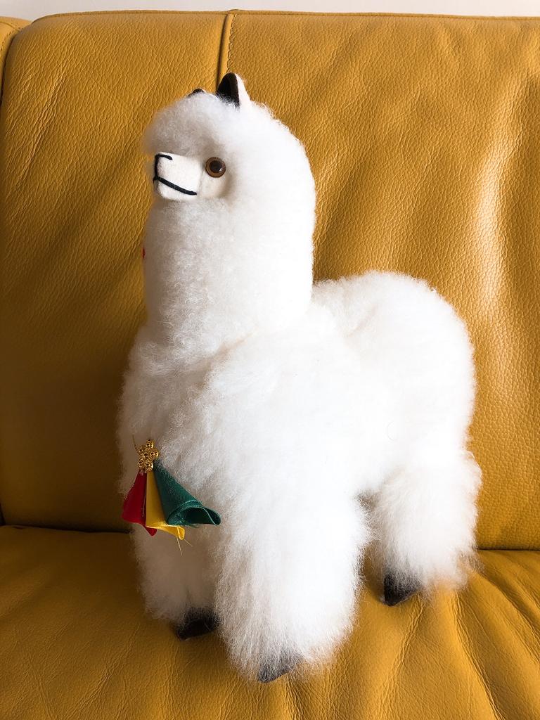 アルパカベビー毛100％ アルパカ ぬいぐるみ 洗浄可