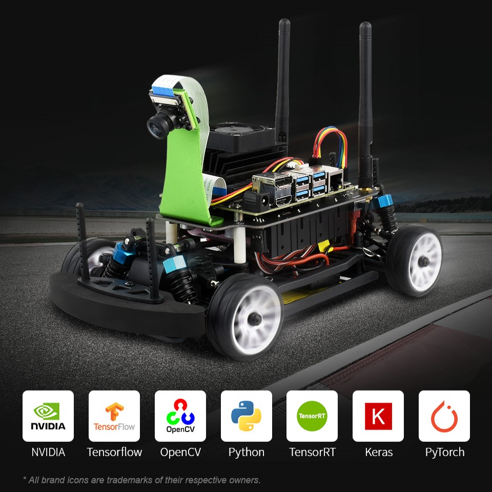 JetRacer Pro AI Kit, High Speed AI Racing Robot Powered by Jetson