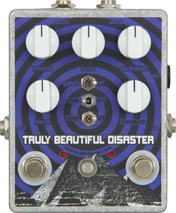 Devi Ever Truly Beautiful Disaster Fuzz Guitar Effects Pedal