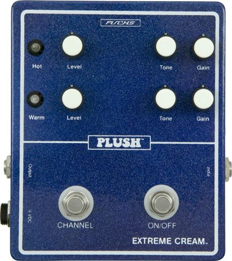 Plush Extreme Cream Overdrive Guitar Effects Pedal - Music