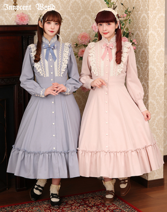 Innocent World｜バラレースフリルワンピース(新色)(ご予約)
