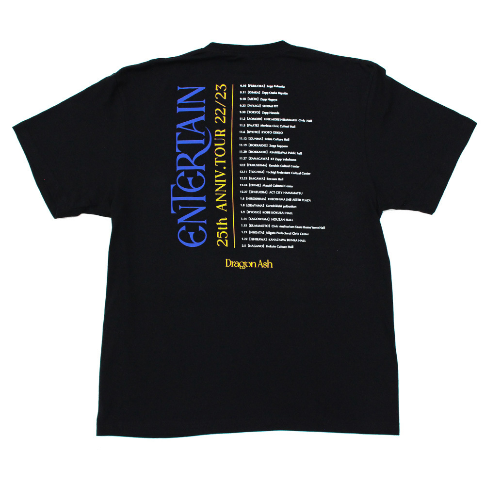 ENTERTAIN TOUR Tシャツ（ブラック） | Dragon Ash | innovator online