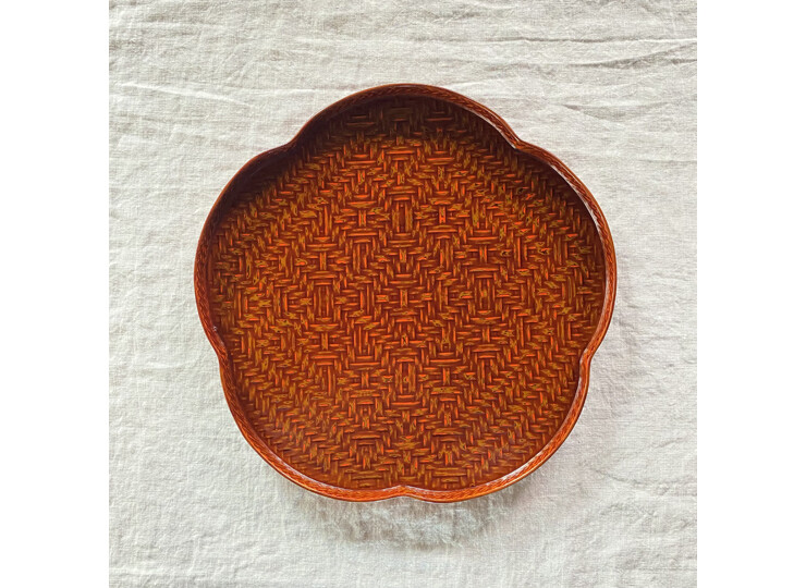 梅型盆（尺） | 【公式】井上らんたい漆器