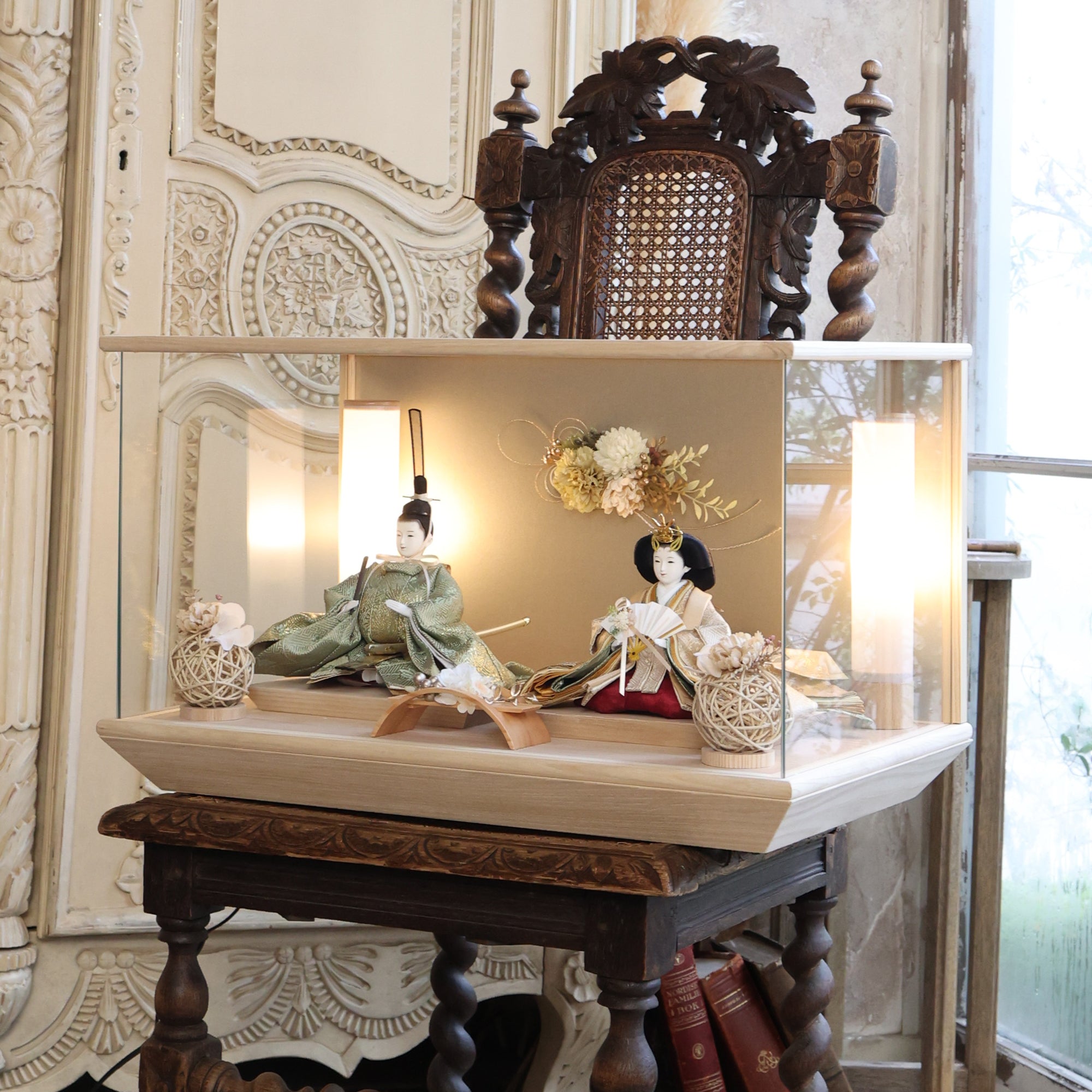 祈ドールの雛人形｜双葉｜ケース飾り ｜雛人形（ひなにんぎょう）の祈