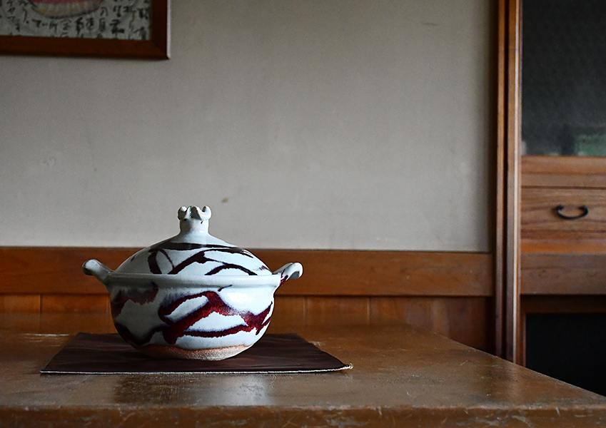 青白釉 | 稲葉直人 伊賀焼土鍋と器｜三重県伊賀市土鍋作家