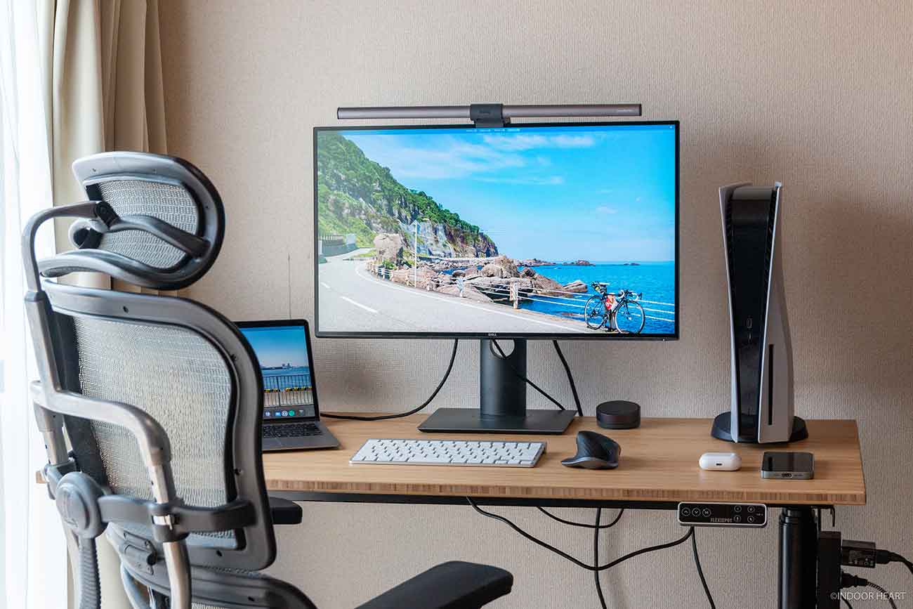 Flexispotの電動昇降デスク E8 レビュー：幅120cmの竹天板でつくる