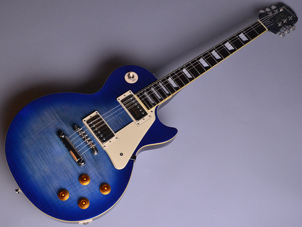 入荷情報】Epiphone – Les Paul Standard Plus Top Pro Trans Blue (TB