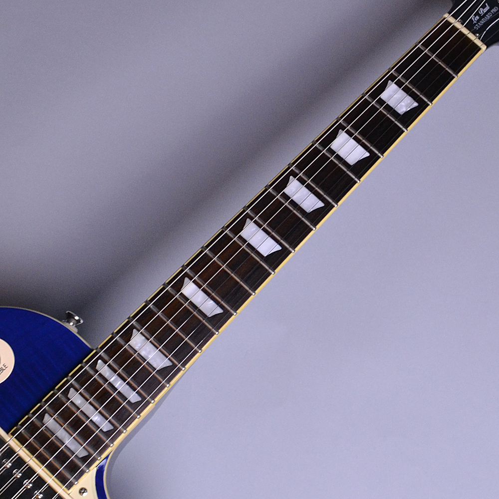 入荷情報】Epiphone – Les Paul Standard Plus Top Pro Trans Blue (TB