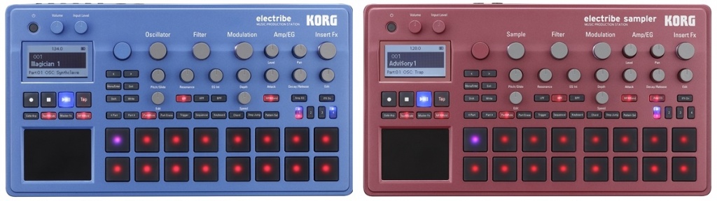 さらに進化を遂げた KORG electribe2、electribe sampler2 のカラー