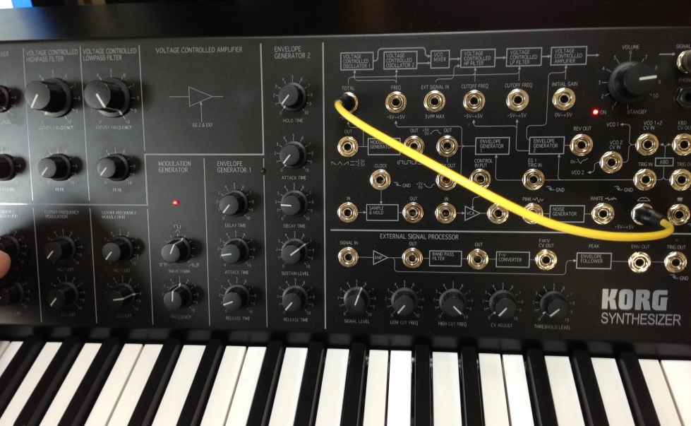 映画「ブレードランナー」のテーマをアナログシンセ Korg MS-20 mini