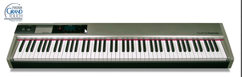 本格派ハンマー・アクション鍵盤を採用したStudiologic「Numa Nano