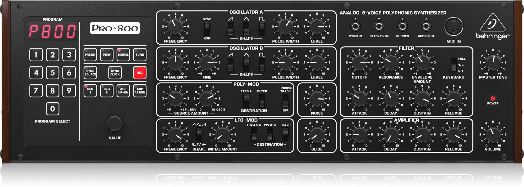 Behringer PRO-800 | PROPHET-600のクローン音源モジュール | Digiland