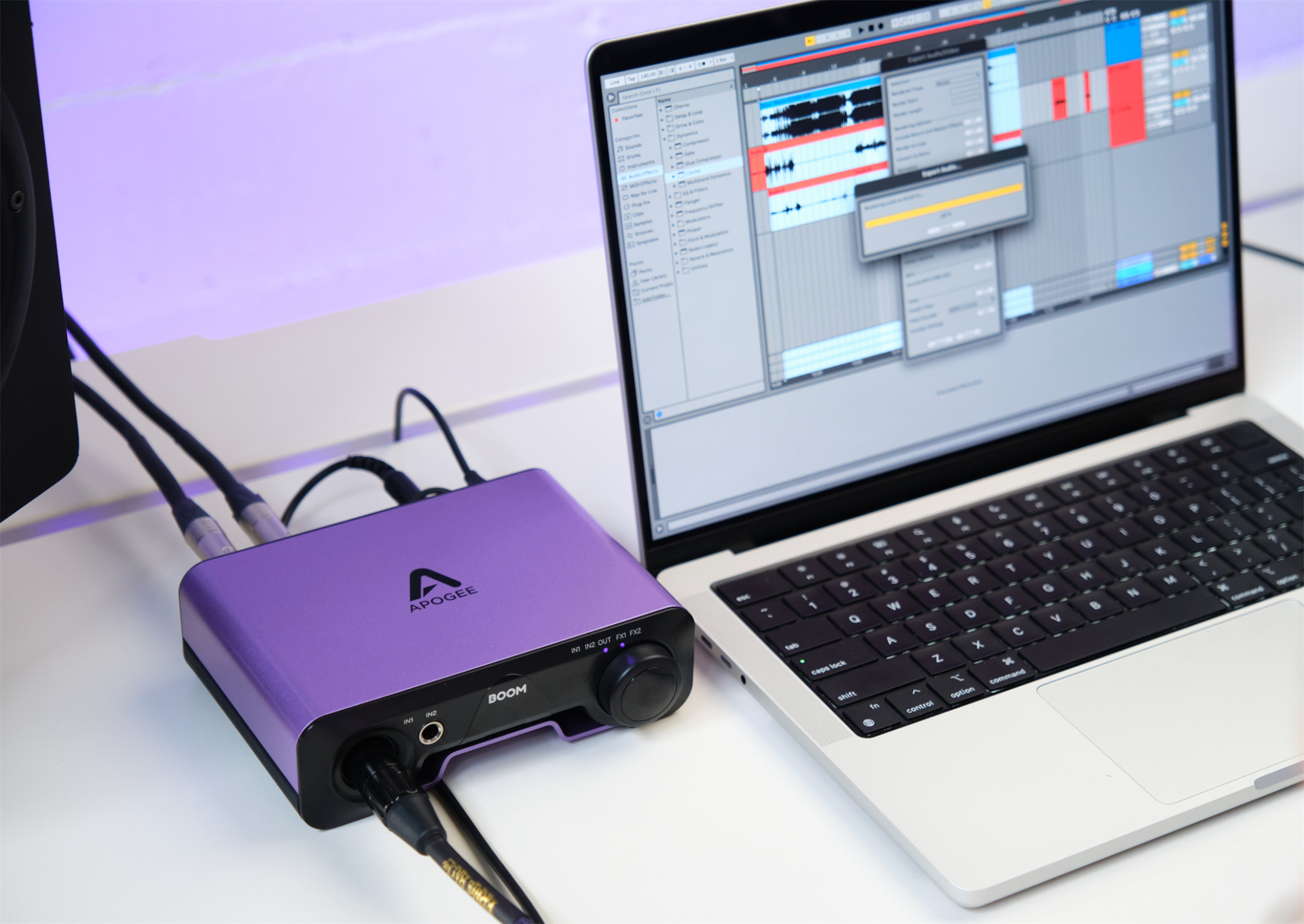 Apogee BOOM | 作曲、録音、映像編集、ライブ配信に使えるDSP FX内蔵の