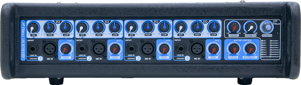 手頃な価格のパワードミキサー NEU LiveActive4 / LiveActive8 発売