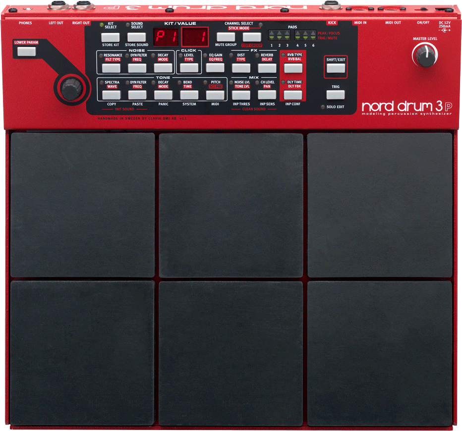 Nord Drum 3P | 一味違うドラムサウンド。波形から音を作る