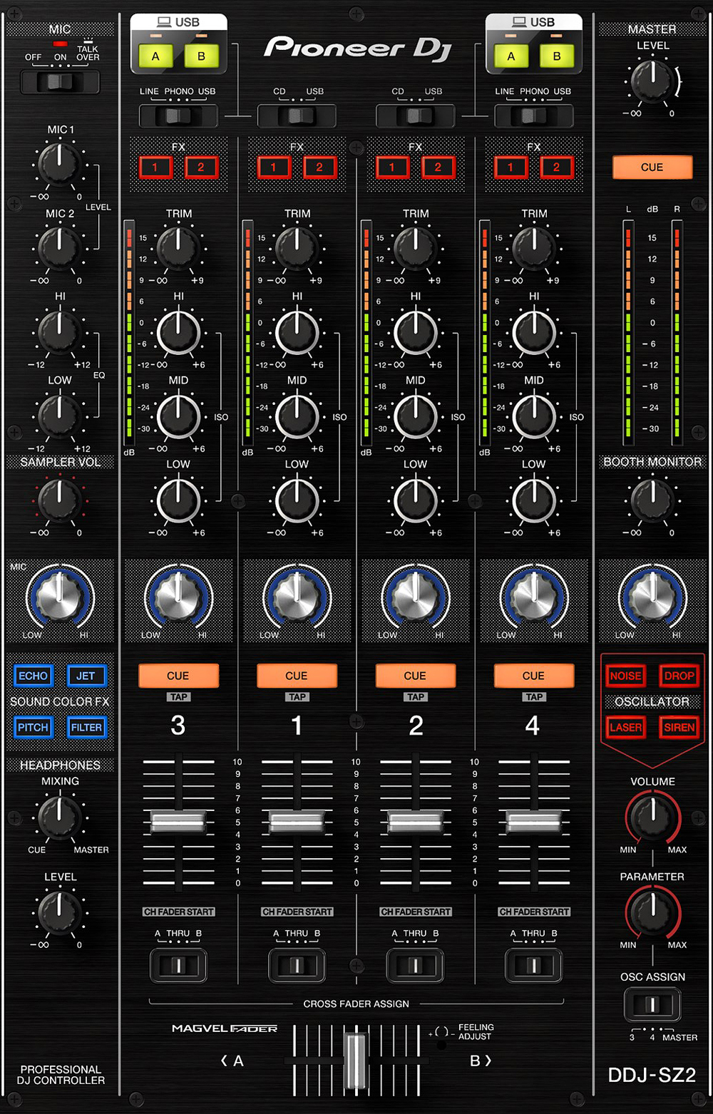 Pioneer DJ DDJ-SZ2 発表！キーをマッチングさせる「KEY SYNC」や「KEY