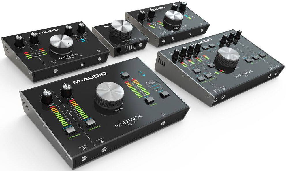 USBオーディオインターフェース M-Audio new M-TRACK ファミリー
