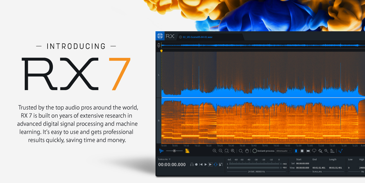 iZotope RX7 | 最高峰のノイズ除去＆音声編集ソフト | Digiland