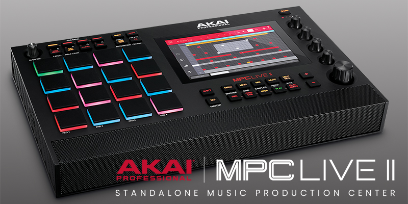 AKAI MPC LIVE 2 | 人気の音楽制作マシンがバージョンアップ