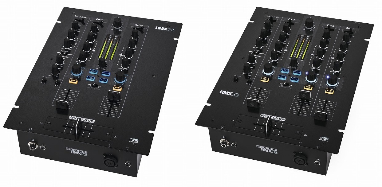 シンプルに見えて高機能なDJミキサー RELOOP RMX-22i/ RMX-33i