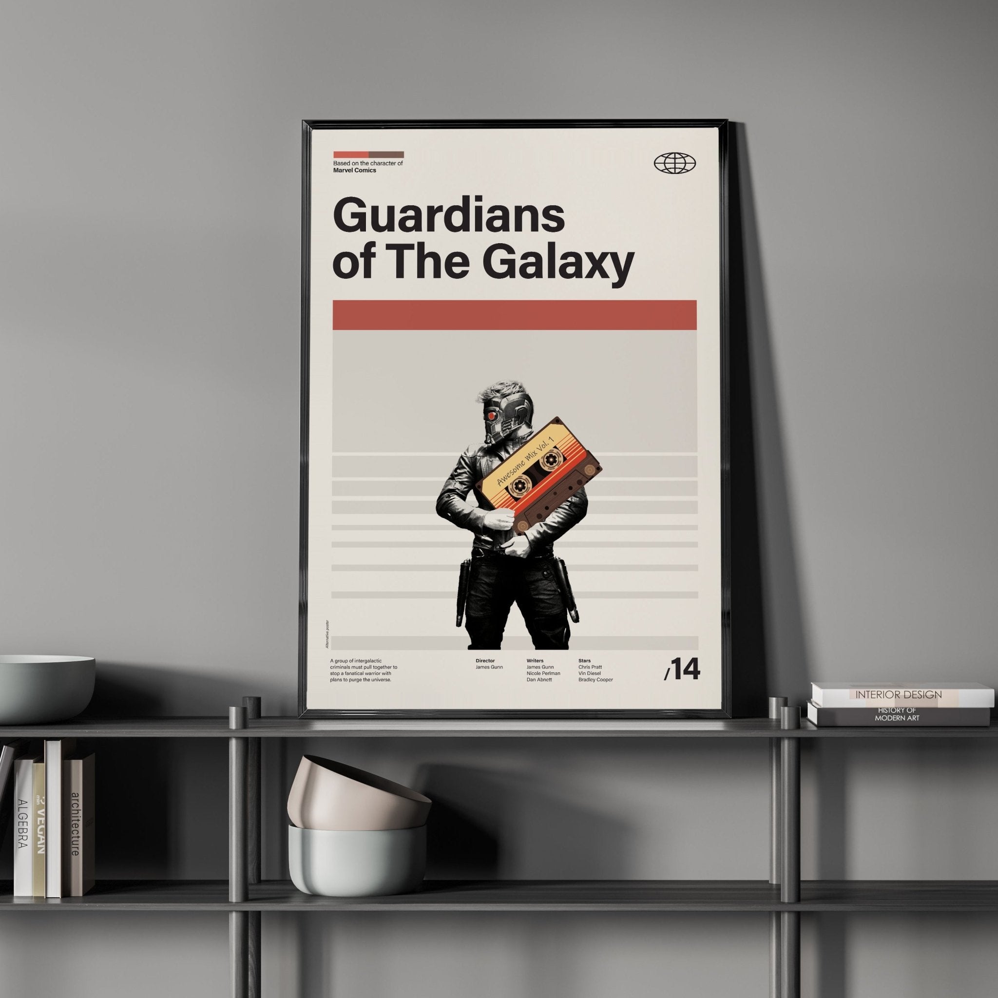 ガーディアンズ・オブ・ギャラクシー」ミニマリストアートポスター