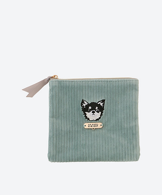 ポーチSサイズ チワワブラックタン | MR.&MRS.CHIEF/ミスターアンド