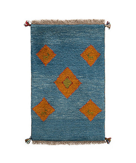 ☆ペルシャ手織りギャッベ 玄関マットMサイズ 11 | 三越伊勢丹