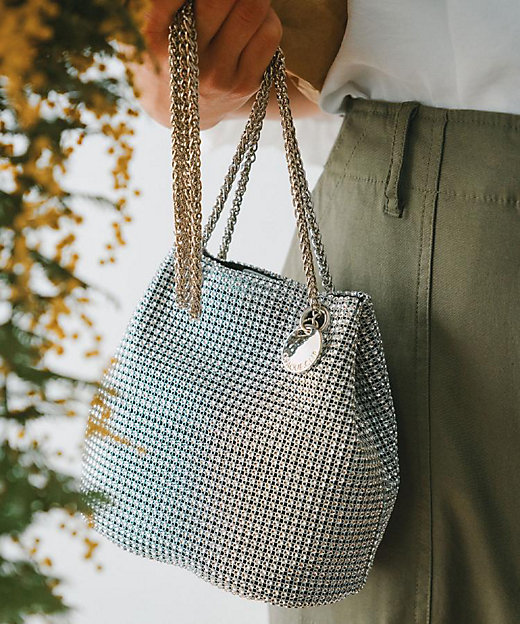 6色展開】シャイニー素材巾着ミニショルダーバッグ