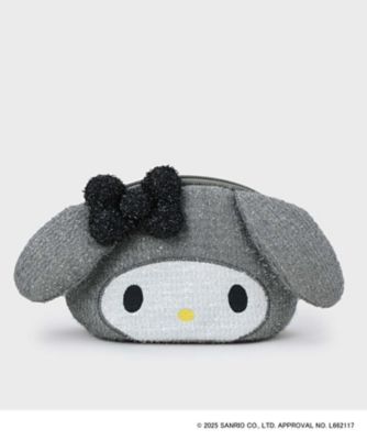 マイメロディ】たれ耳フェイス型キラキラシェルポーチ