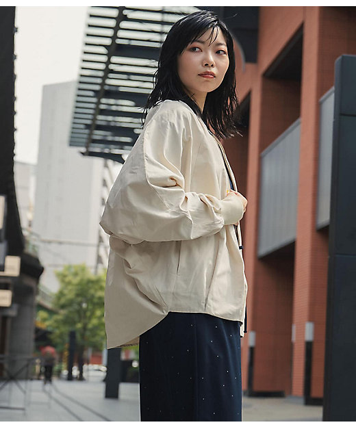 High Density Twill ドルマンスリーブブルゾン