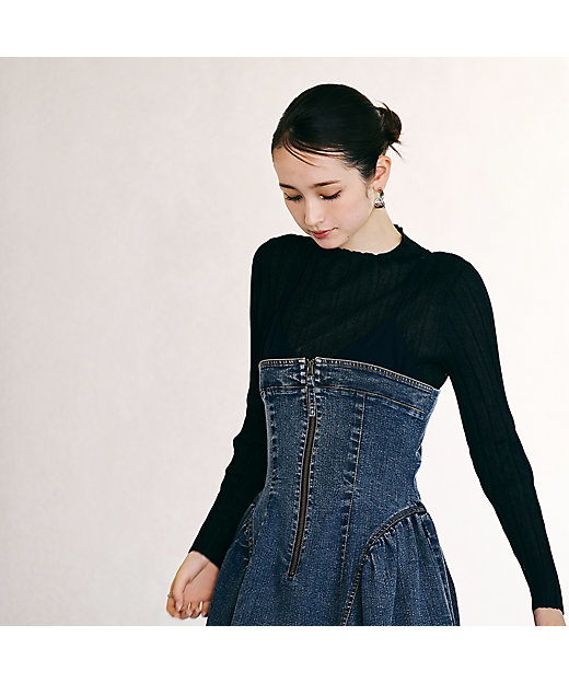 デニムドッキングワンピース（83015508） | Rose Tiara (Women