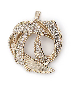 ストールクリップ Rリング リボン 2―22 | RELIANCE (Women