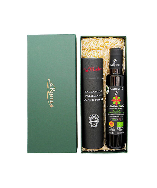 da Roma＞オリーブオイルと伝統製法バルサミコ酢のギフトセット