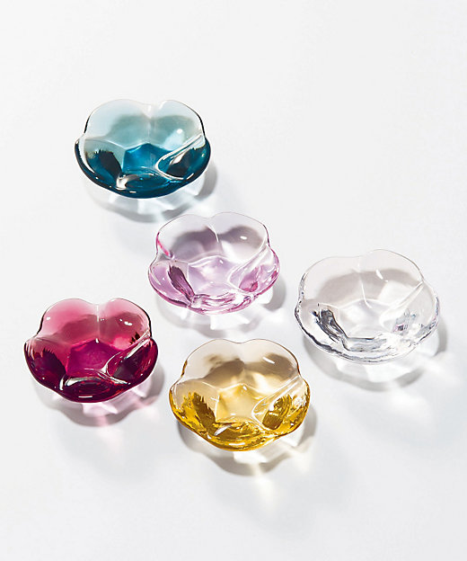 花の箸置き 5個セット | Sghr/スガハラ | 三越伊勢丹オンラインストア