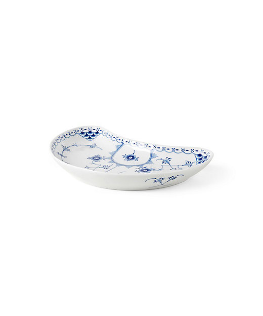 ブルーフルーテッド ハーフレース クレセントディッシュ | ROYAL