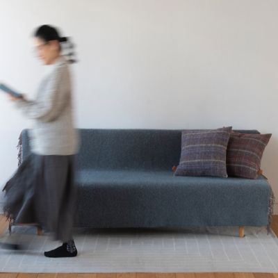 リサイクルウールスロー ウェーブ グリーン | KLIPPAN/クリッパン