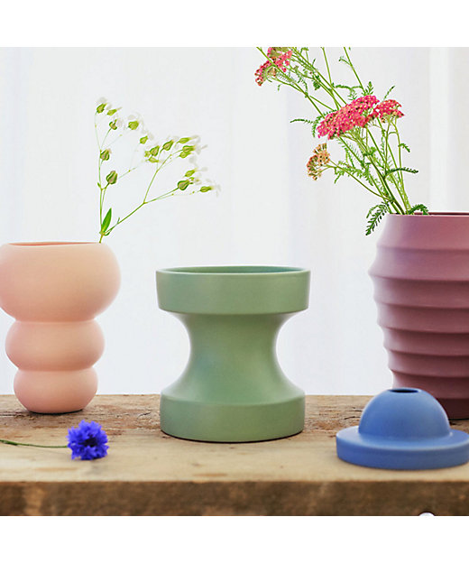 TCS．ファミリー オブ ベース ボルト フラワーベース セージ