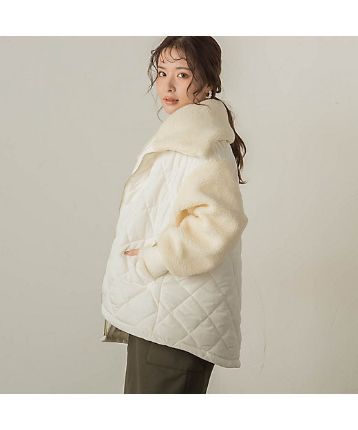 キルトボアドッキングブルゾン | VICKY（Women）/ビッキー | 三越