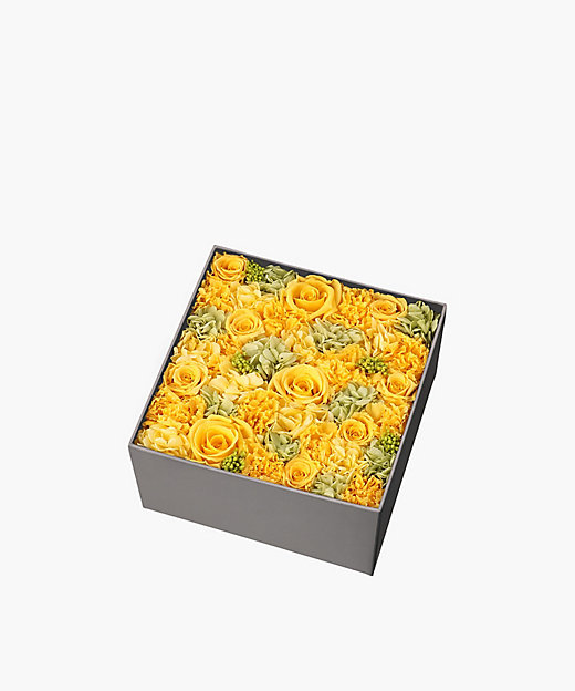 プリザーブドフラワーボックス（イエロー） | Nicolai Bergmann