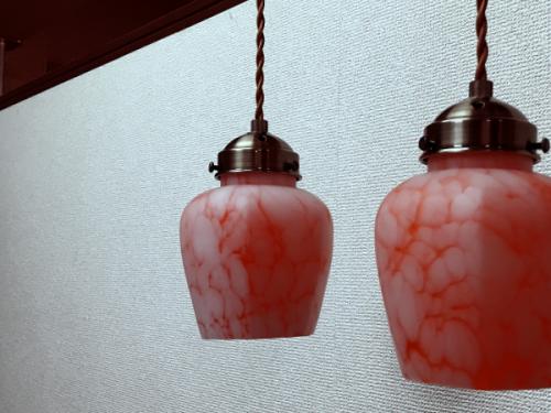 小振りなガラスシェード | 趣のある古き良き時代の灯り 石垣商店