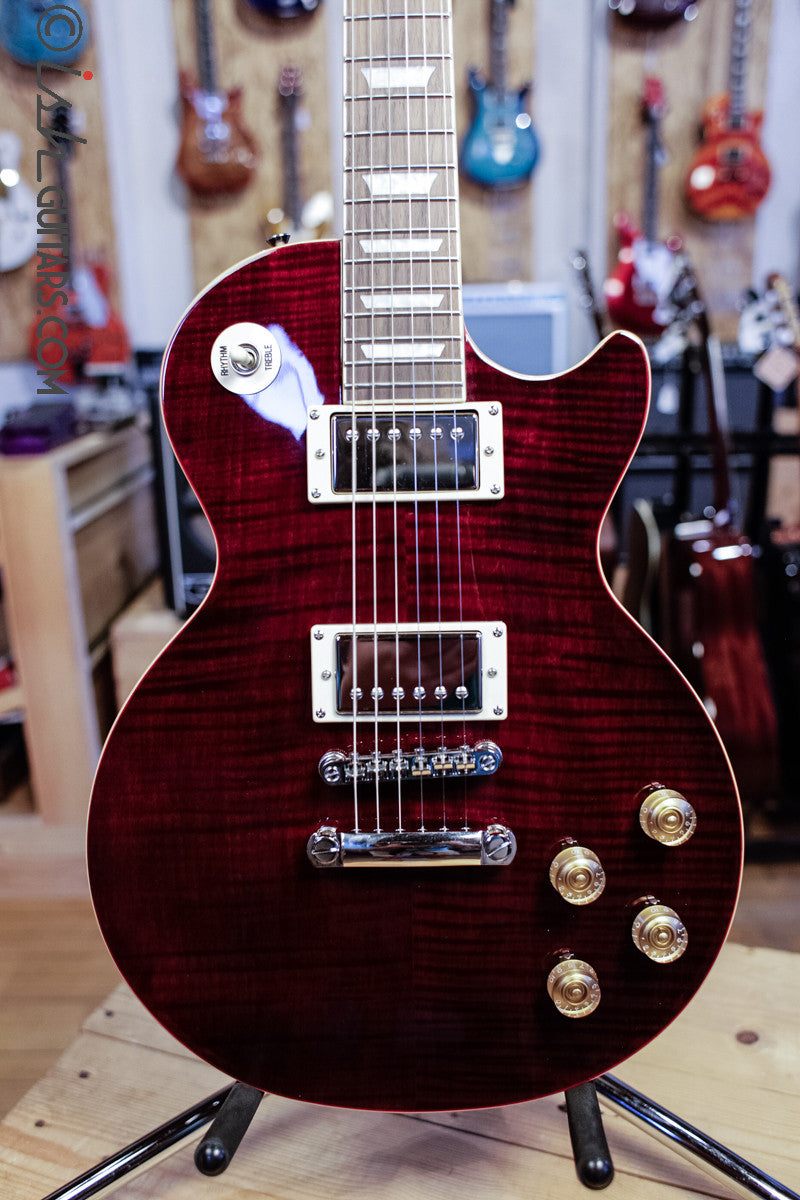 Epiphone Les Paul 1960 Tribute Plus Black Cherry – Ish Guitars