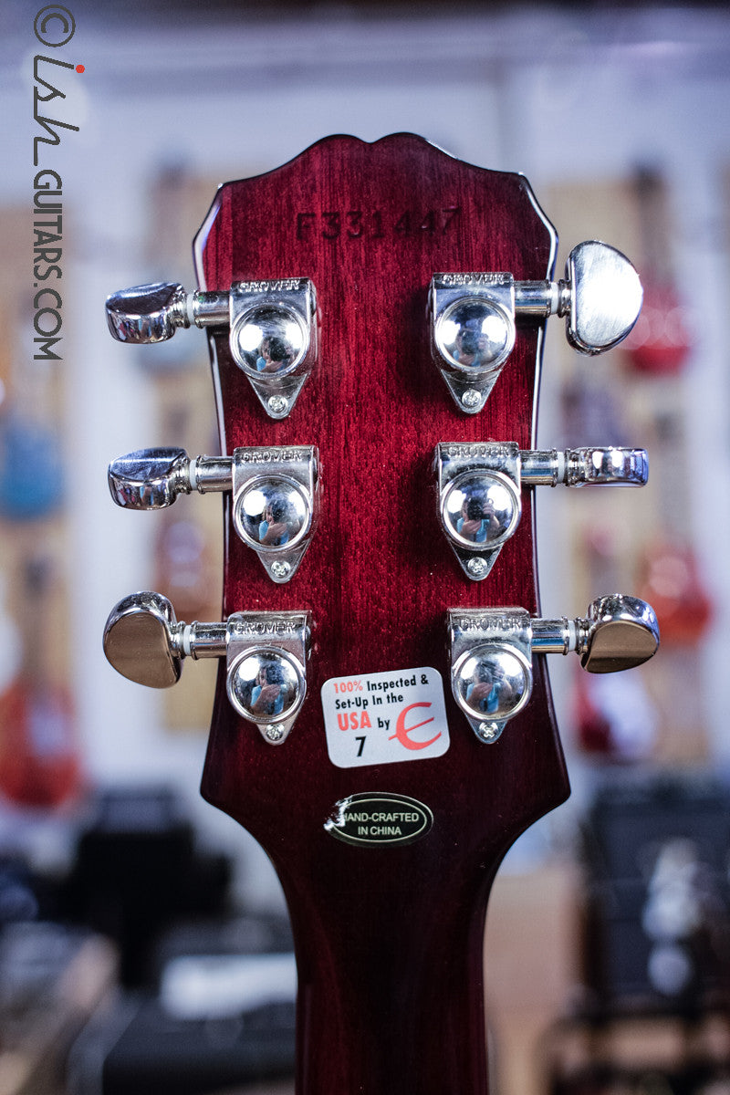 Epiphone Les Paul 1960 Tribute Plus Black Cherry – Ish Guitars