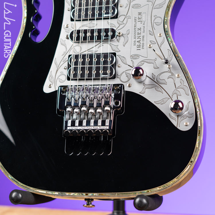 1996 Ibanez JEM10th Steve Vai Signature 10th Anniversary Black