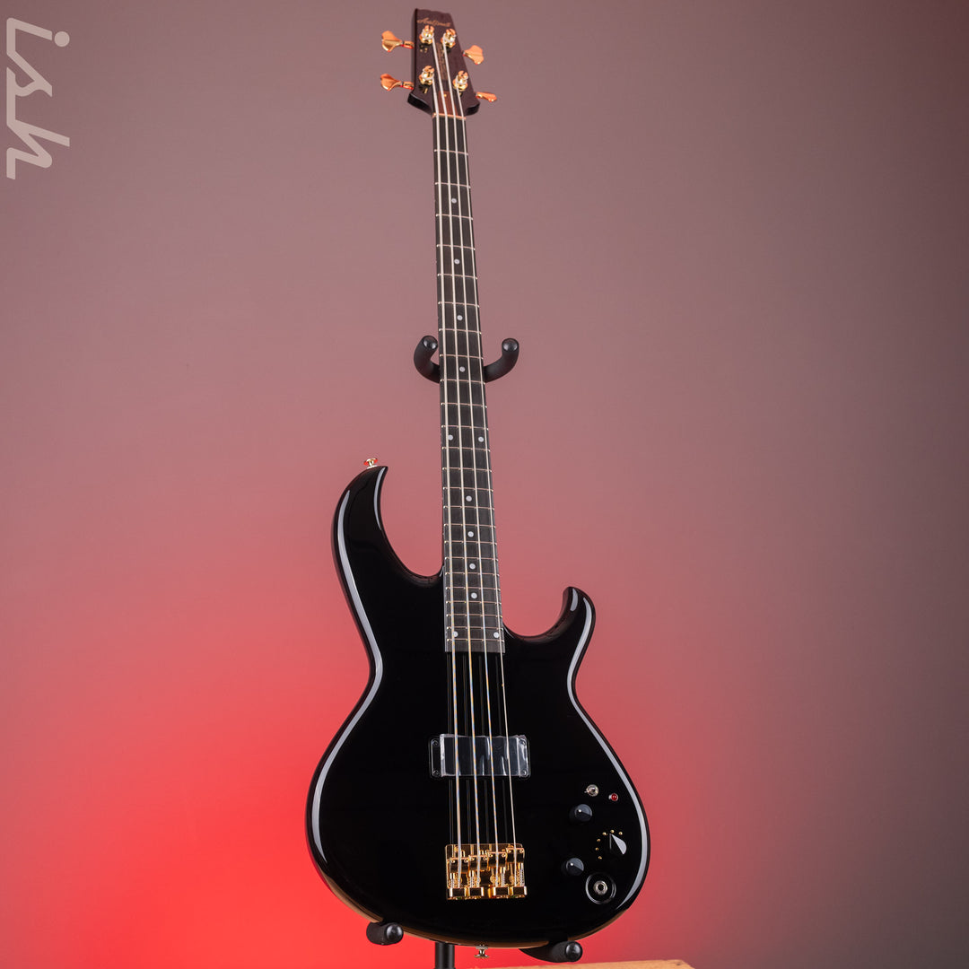 Aria Pro II SB-1000 4-String Bass Solid Black – Ish Guitars