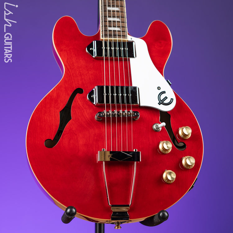 2022 Epiphone Casino Coupe Hollowbody Cherry Red – Ish Guitars