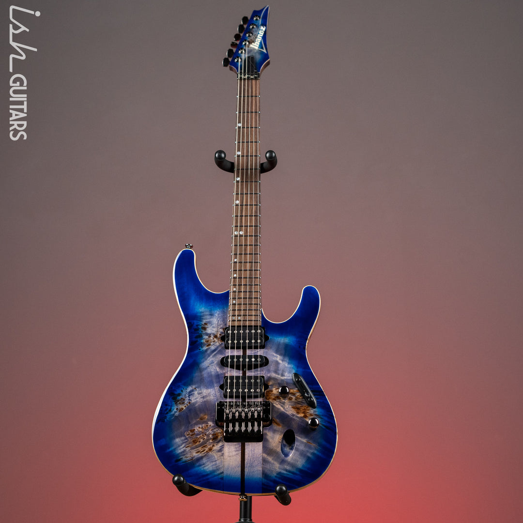 Ibanez S1070PBZ Premium Electric Guitar Cerulean Blue Burst – Ish