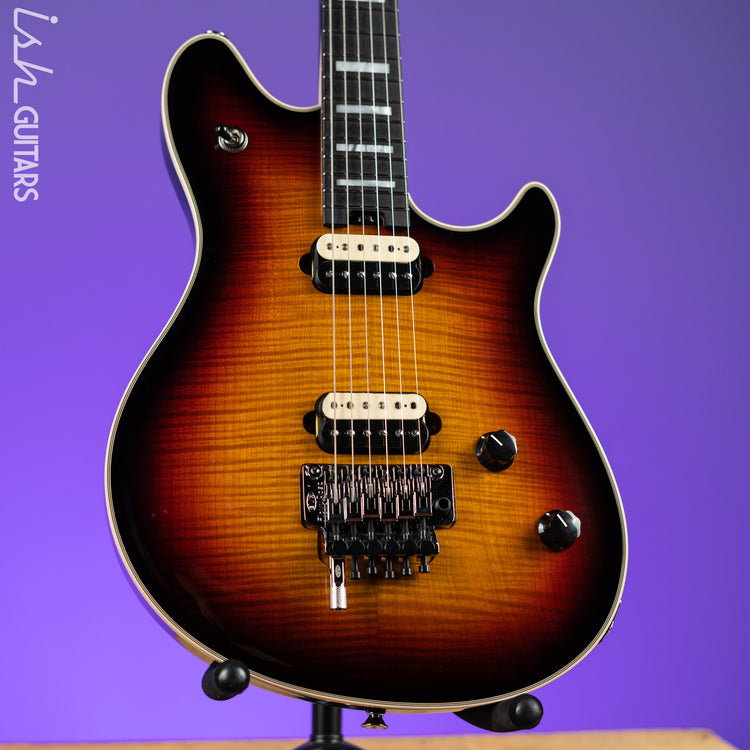 EVH Wolfgang USA 5A Flame Top 3-Tone Burst – Ish Guitars
