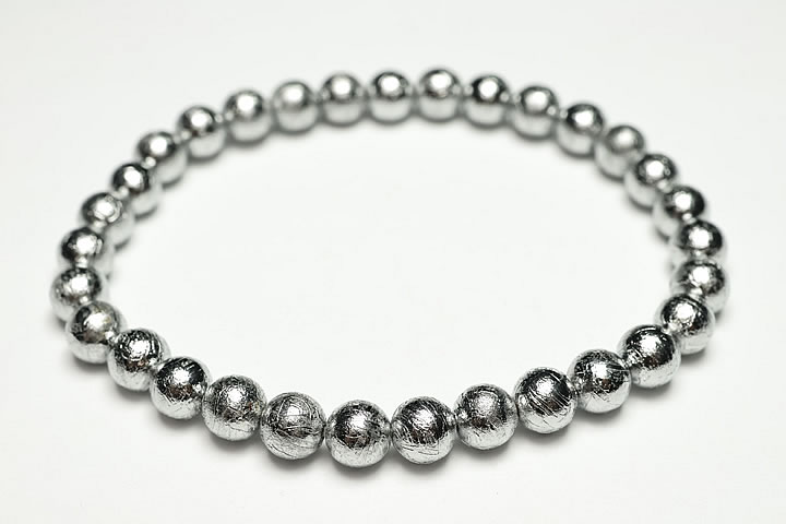 ギャラリーメイスン / 6mmギベオン隕石ブレスレット (メテオライト